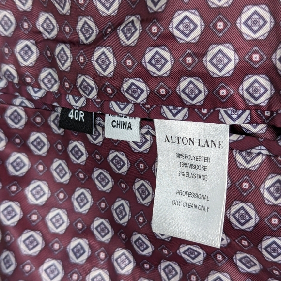 Alton Lane Mercantile Tuxedo Jacket One Button Peak Lapel...Size 40R - Picture 10 of 11
